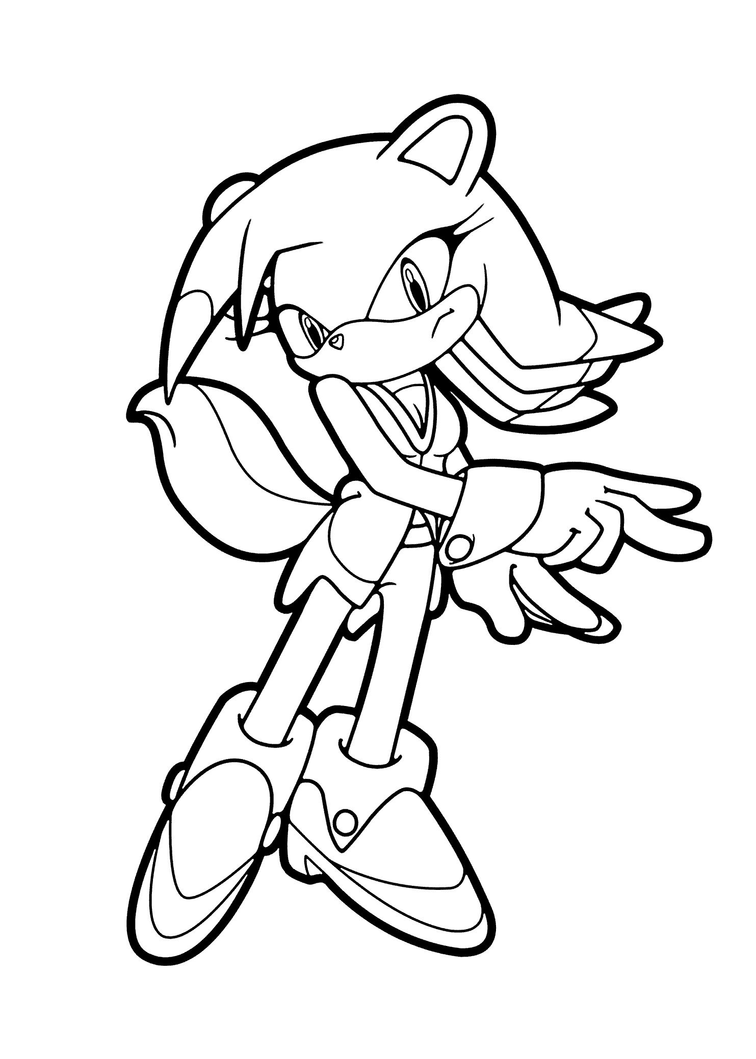 Sonic Coloring Pages Characters