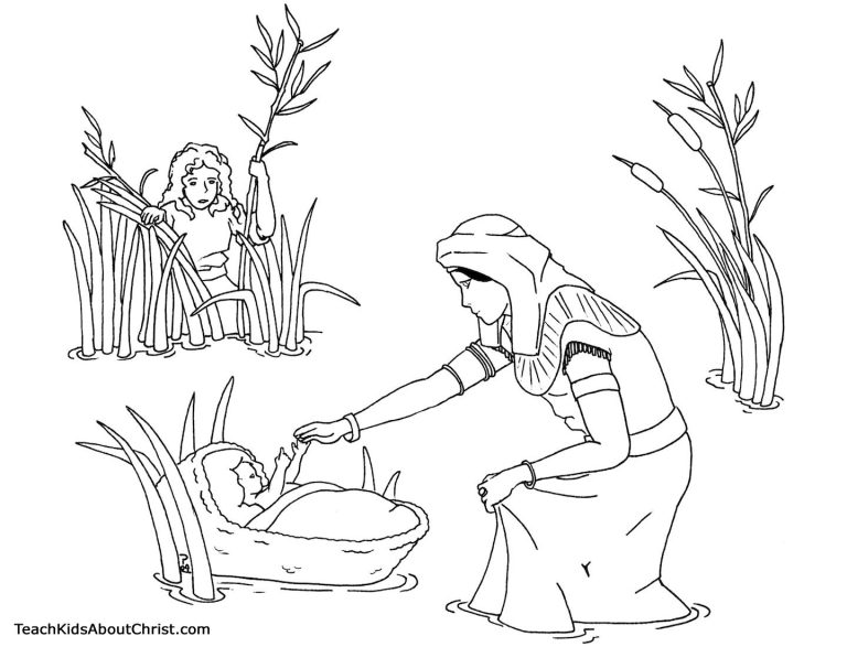 Moses Coloring Pages