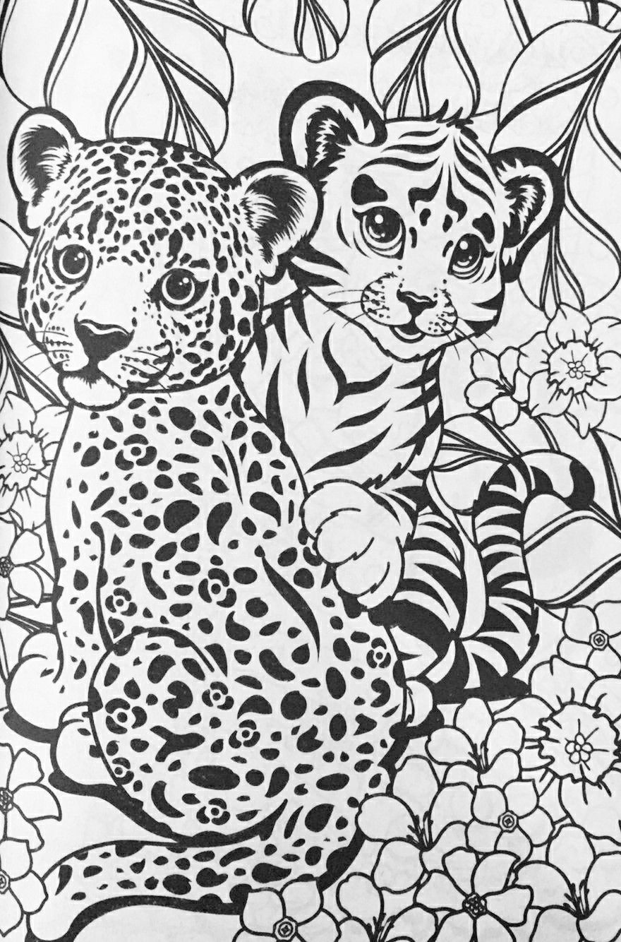 Lisa Frank Coloring Pages Animals