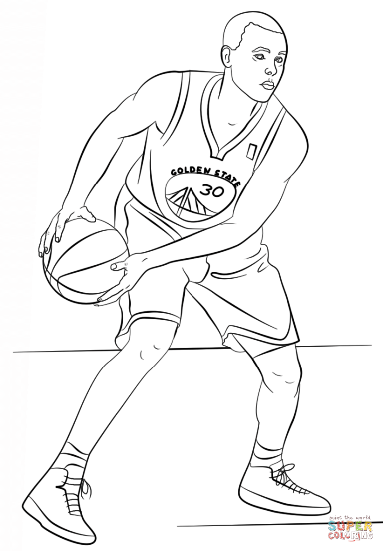 Steph Curry Coloring Pages