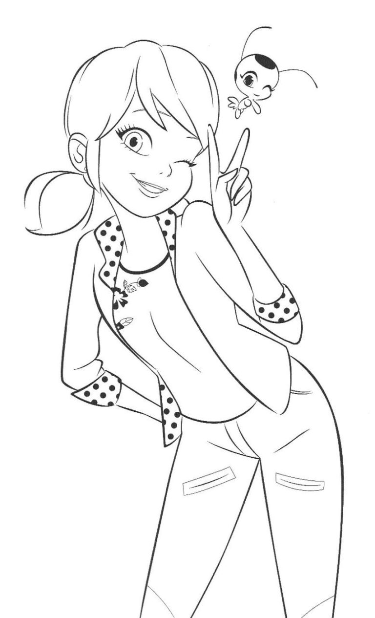 Miraculous Coloring Pages All Heroes