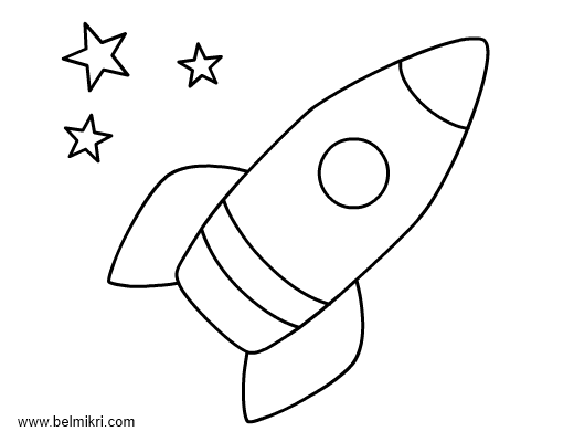 Rocket Coloring Pages Free