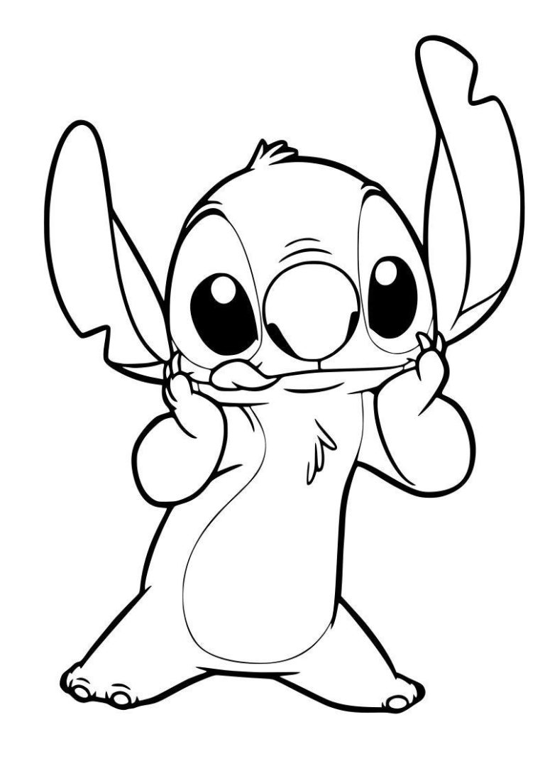 Stitch Coloring Pages Svg