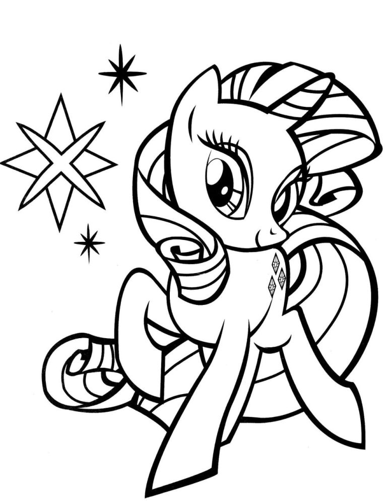 Little Pony Coloring Template