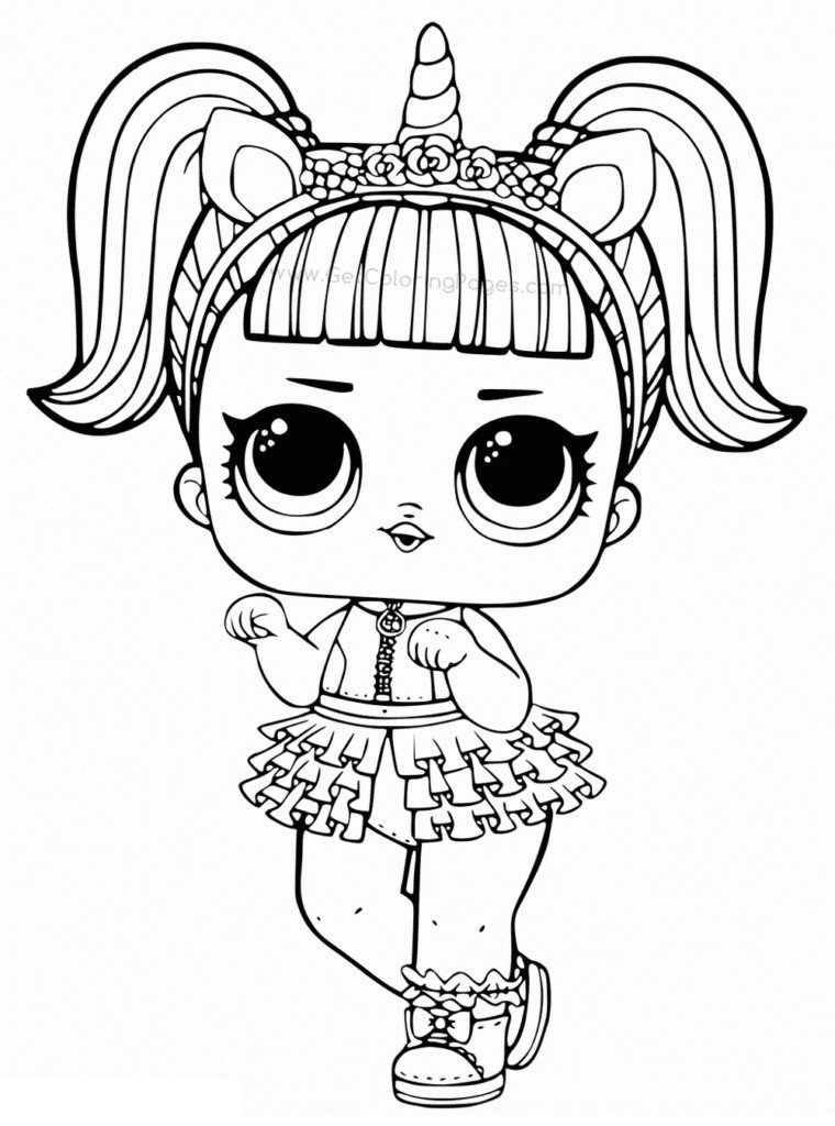 Coloring Pages Of Lol Dolls