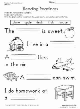 Free English Worksheets For Grade 1