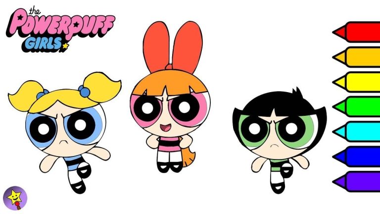 Powerpuff Girls Coloring Pages Buttercup