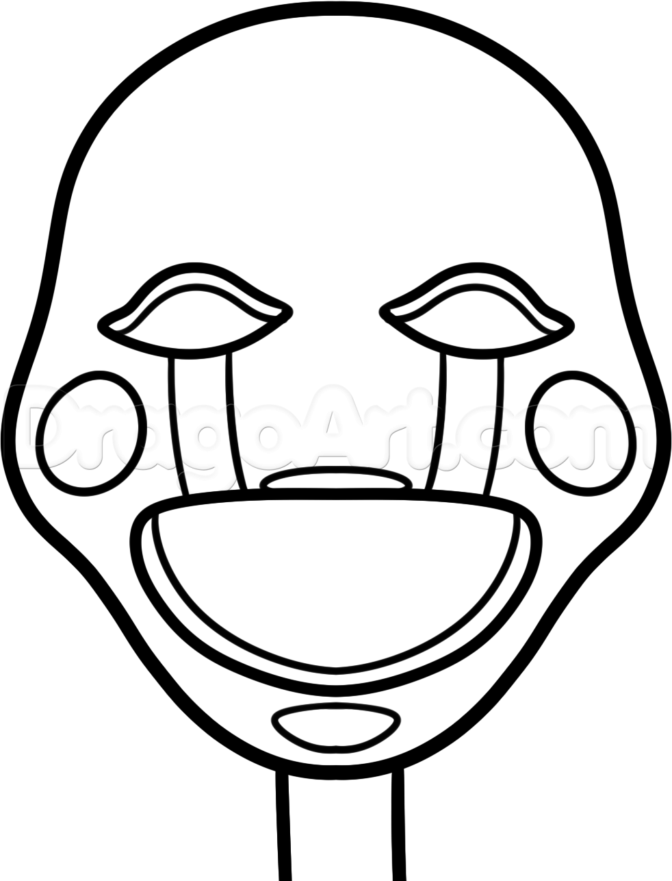 Five Nights At Freddy's Coloring Pages Puppet