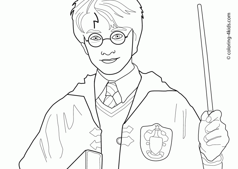 Harry Potter Coloring Pages For Kids