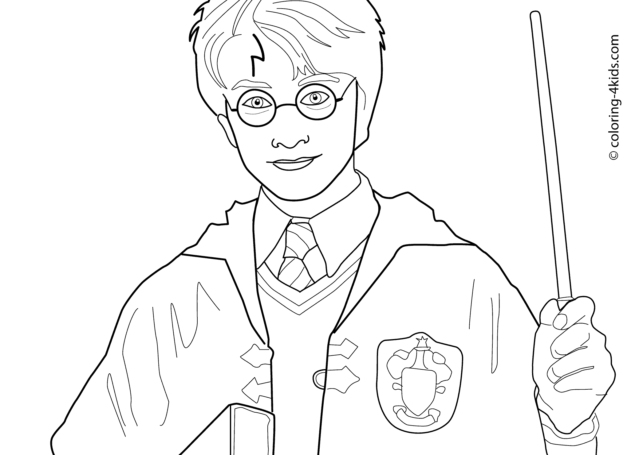 Harry Potter Coloring Pages Printable