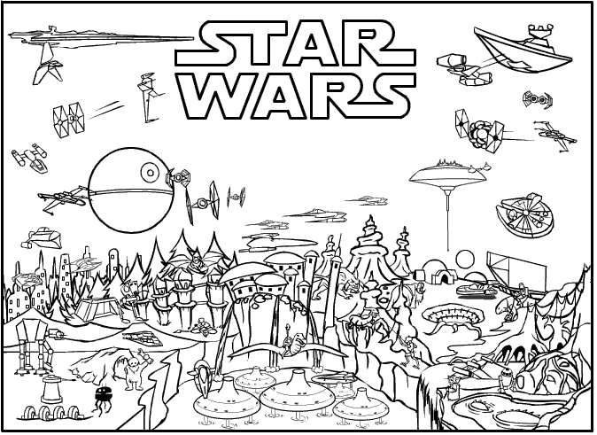 Star Wars Coloring Pages To Print