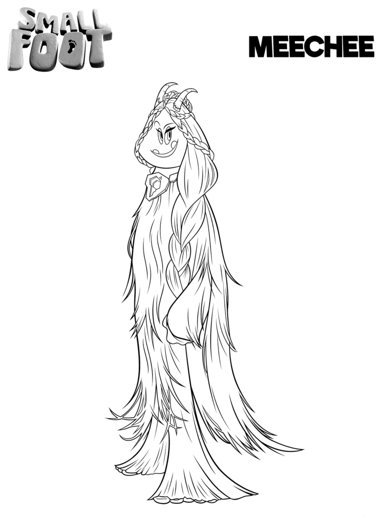 Smallfoot Coloring Pages