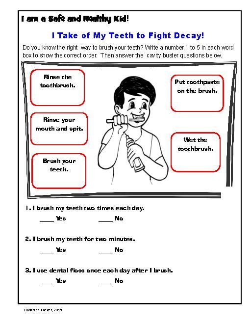 Personal Hygiene Worksheets Pdf
