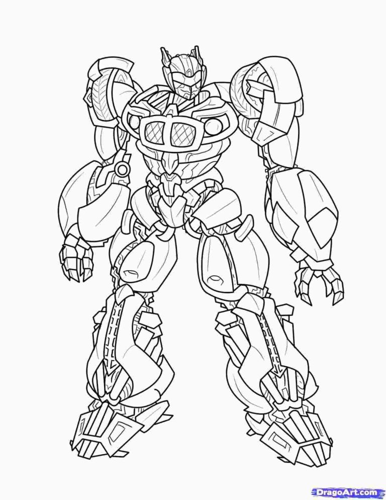 Transformers Coloring Pages Jazz