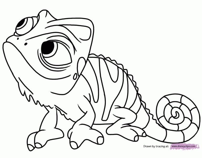 Tangled Coloring Pages Pascal