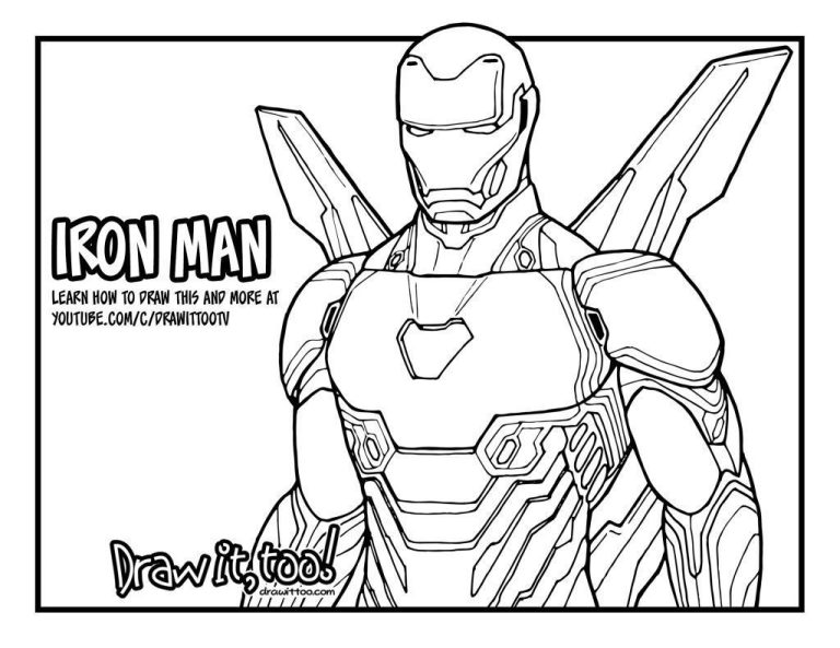 Avengers Endgame Coloring Pages Pdf