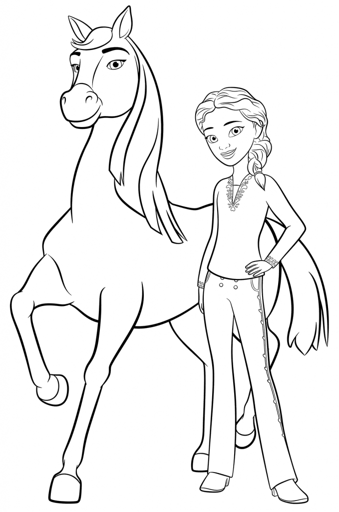 Spirit Coloring Pages For Kids
