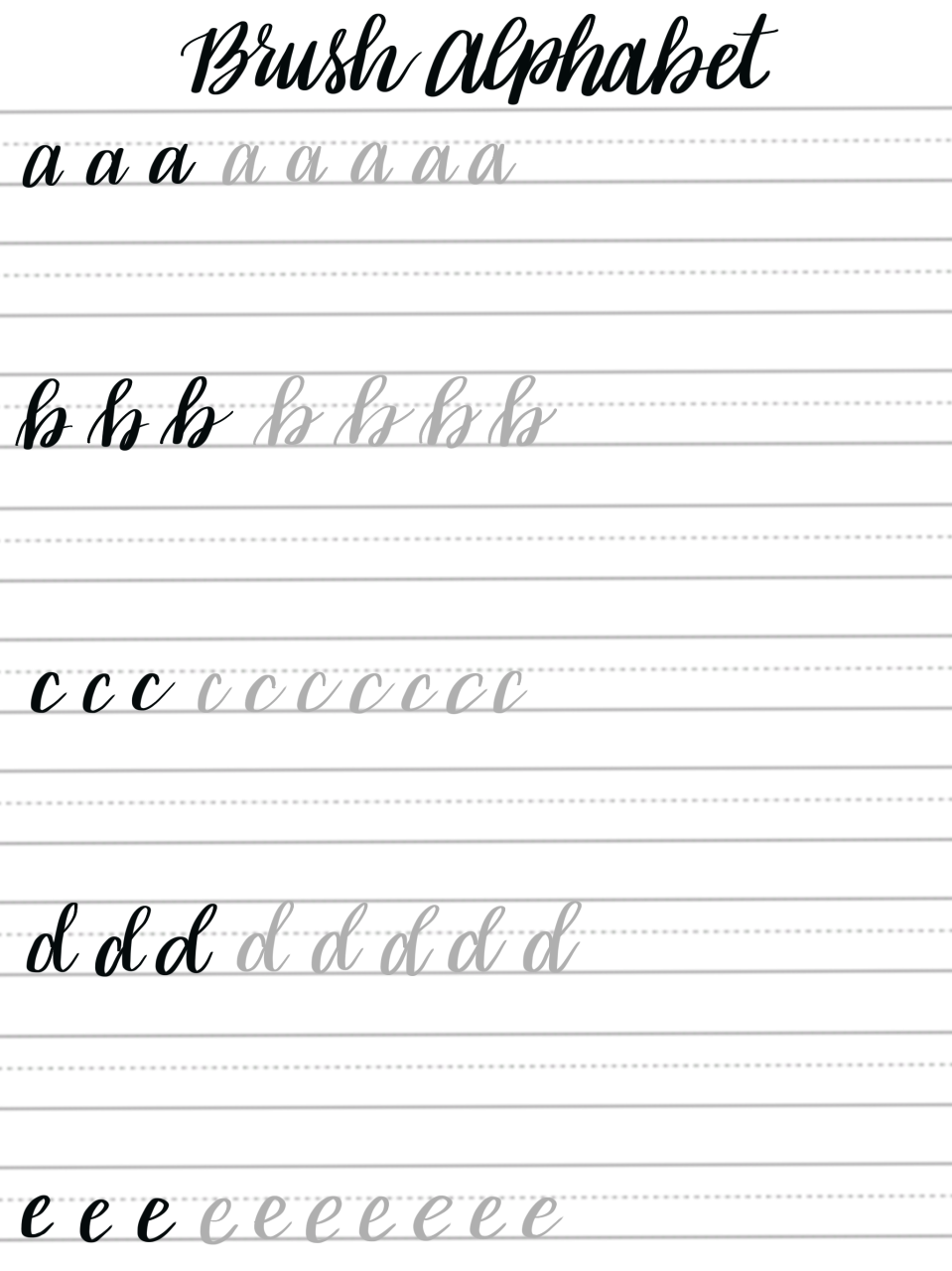 Alphabet Practice Sheets Printable Free
