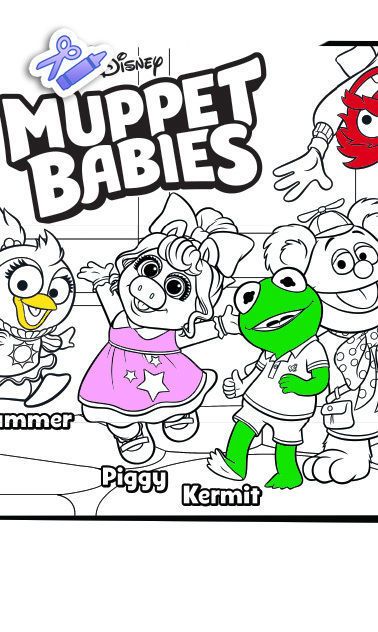 Disney Muppet Babies Coloring Pages