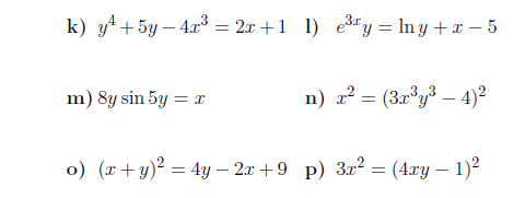 Implicit Differentiation Worksheet With Solution