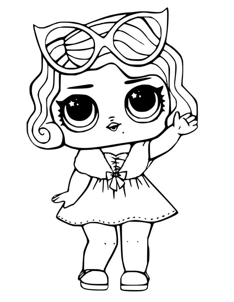 Lol Surprise Lol Doll Colouring Pages