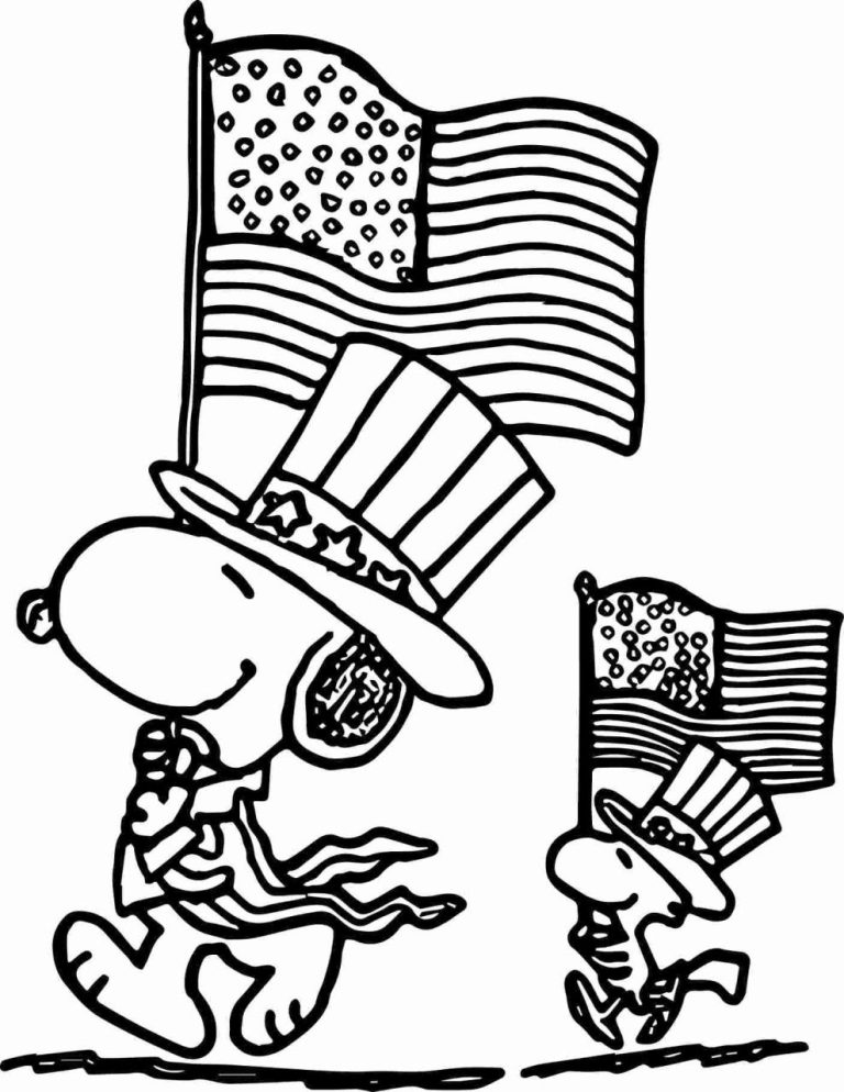 Easy Fourth Of July Coloring Pages