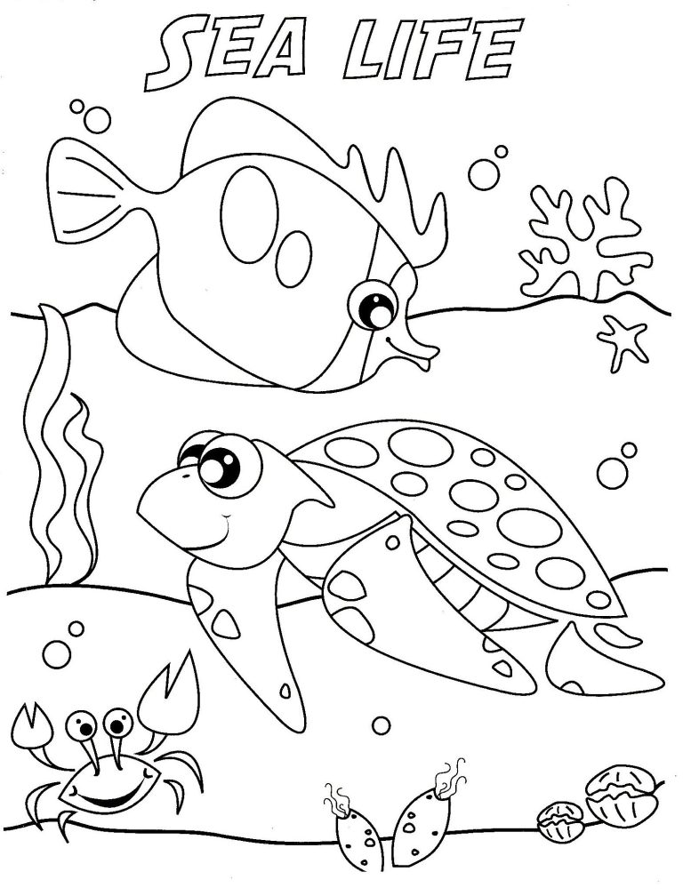 Sea Life Coloring Pages