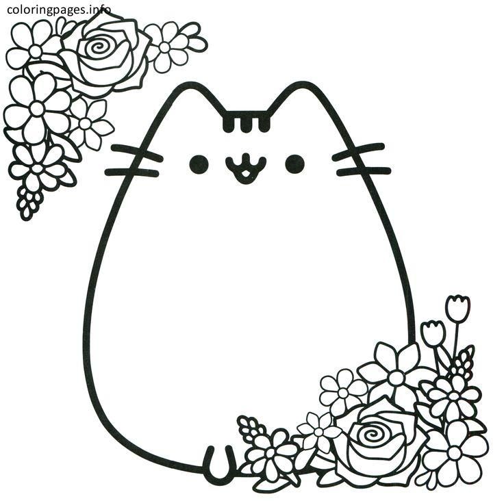 Pusheen Colouring Pages Printable