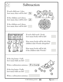 Math Problems For 1st Graders