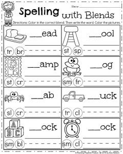 Worksheets For Kids First Grade