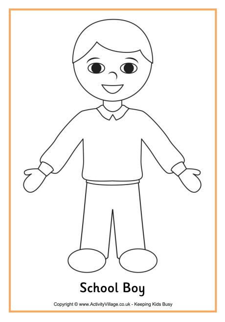 Coloring Pages For Kindergarten Boys