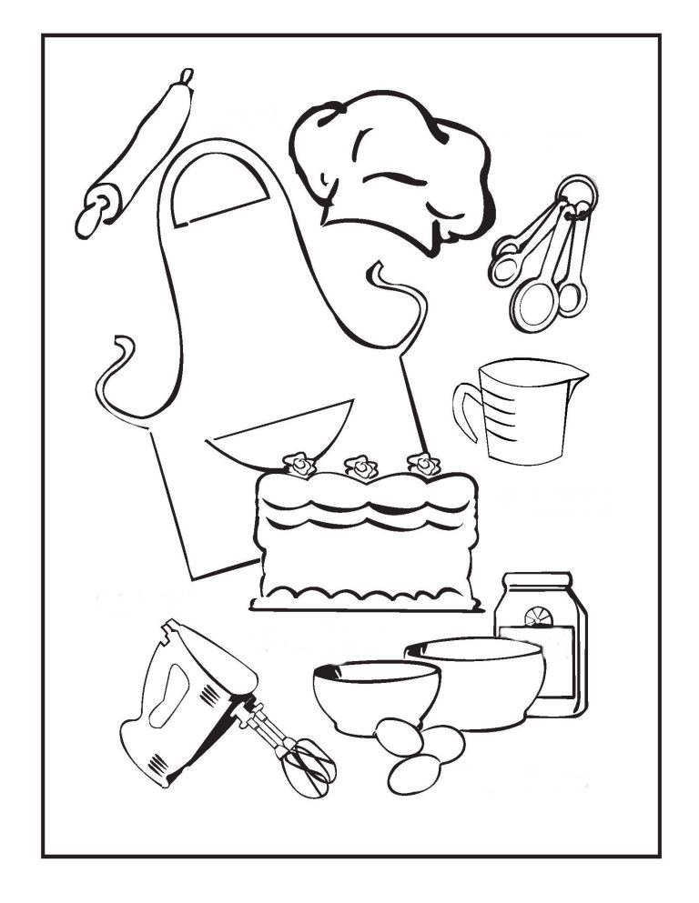 Cooking Coloring Pages