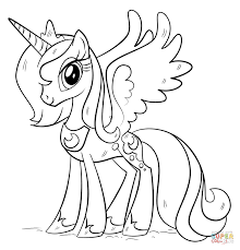 Alicorn Coloring Pages