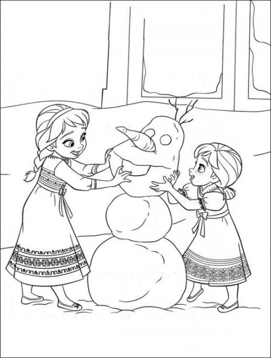 Full Body Full Size Queen Elsa Frozen Coloring Pages