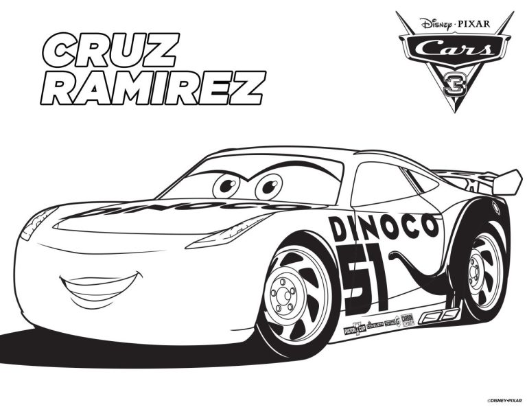 Free Printable Cars Coloring Pages