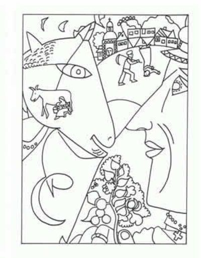 Coloring Book Of Famous Artists Work
