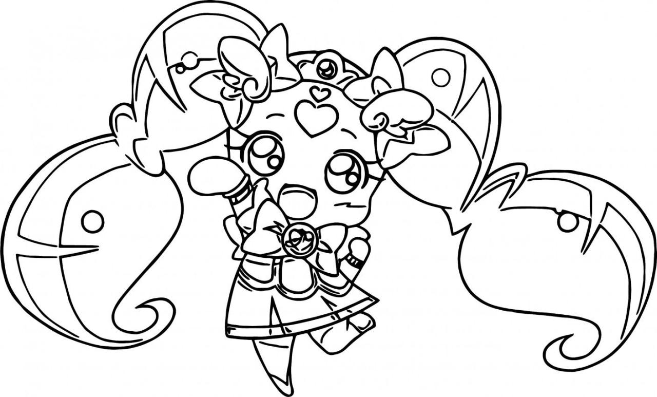 Doki Doki Glitter Force Coloring Pages