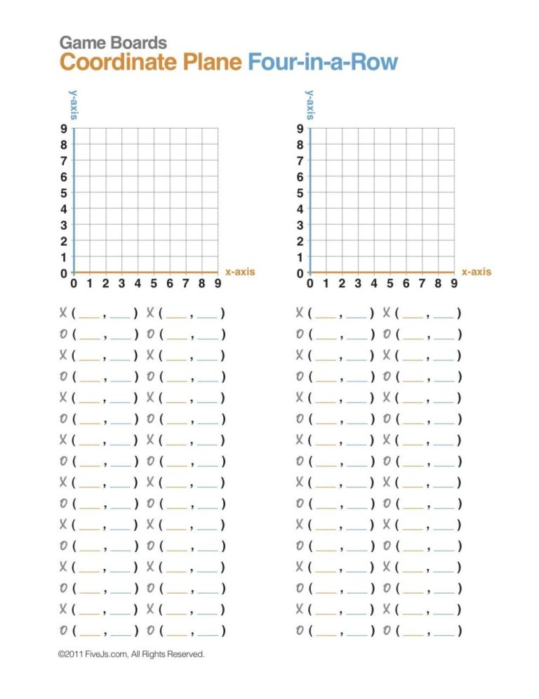 Coordinate Geometry Worksheets Grade 9