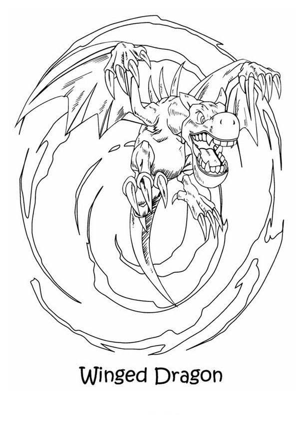 Yugioh Coloring Pages Monsters