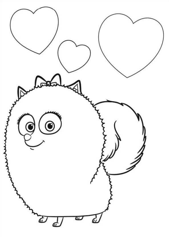 Snowball Secret Life Of Pets Coloring Pages