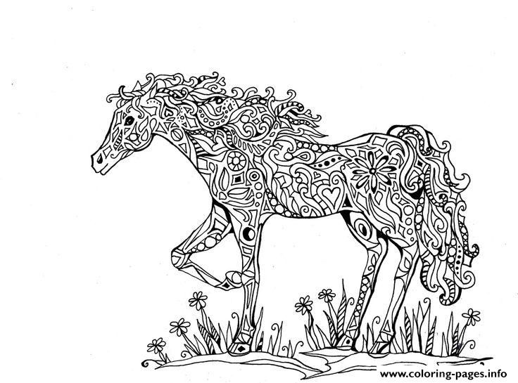 Difficult Printable Hard Animal Coloring Pages