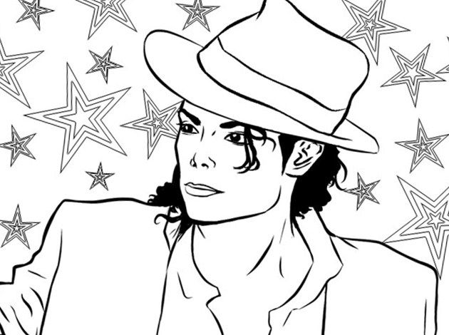 Michael Jackson Coloring Pages Thriller