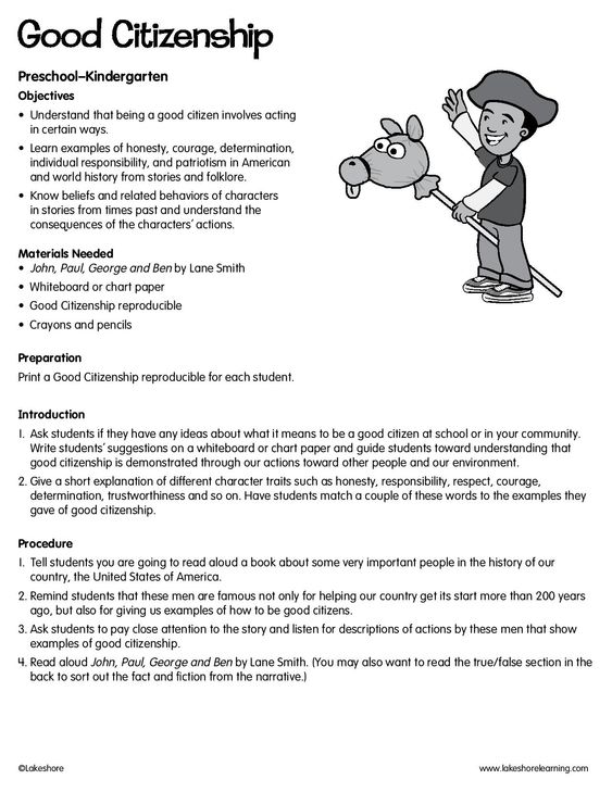 2nd Grade Free Printable Worksheets On Being A Good Citizen