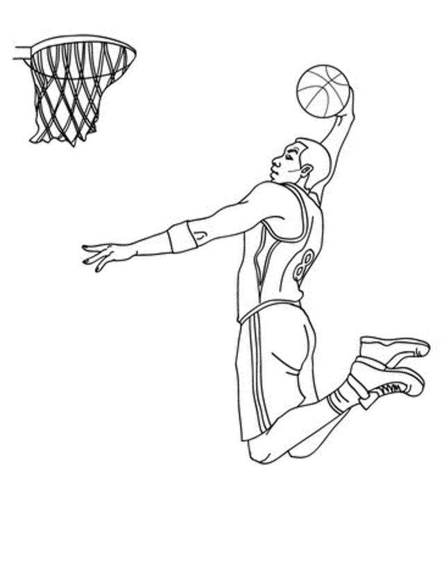 Free Printable Coloring Pages Nba Players