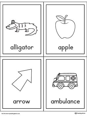 Printable Alphabet Letters With Pictures And Words