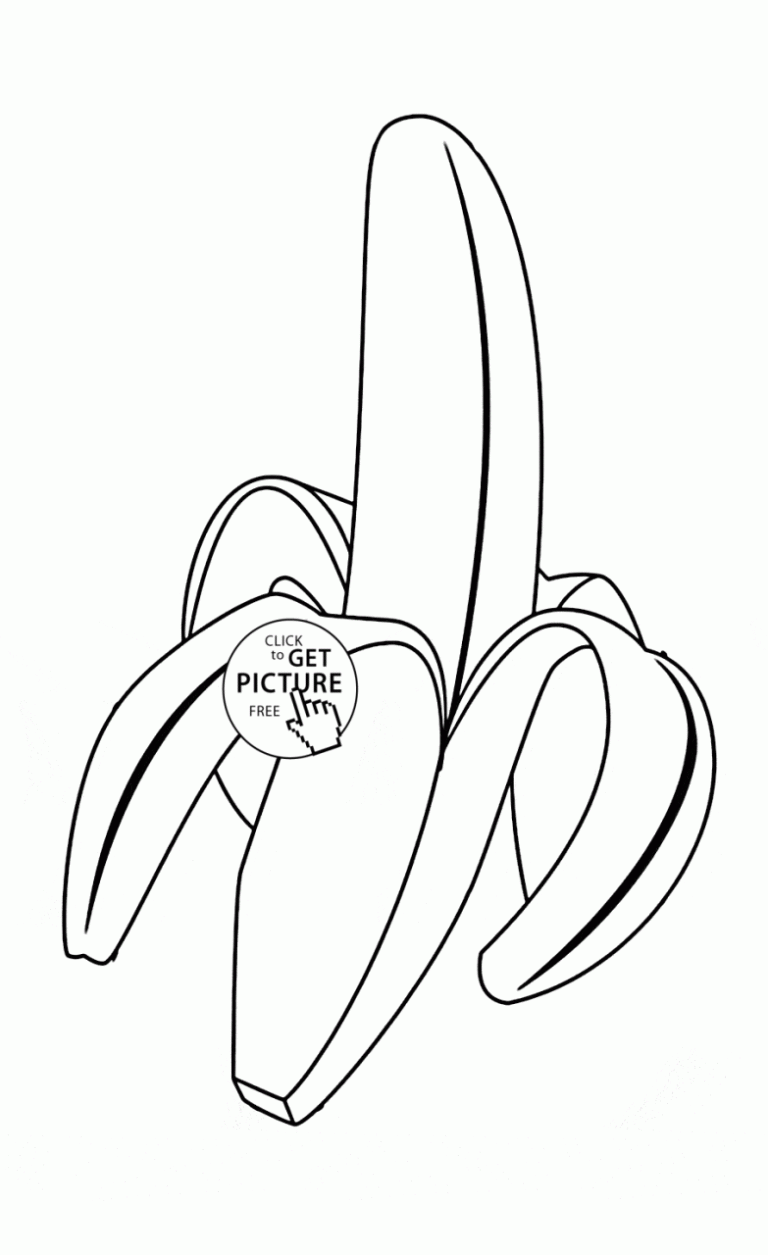 Banana Fruits Coloring Book Pdf