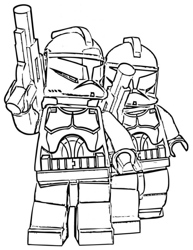 Lego Star Wars Coloring Pages Printable