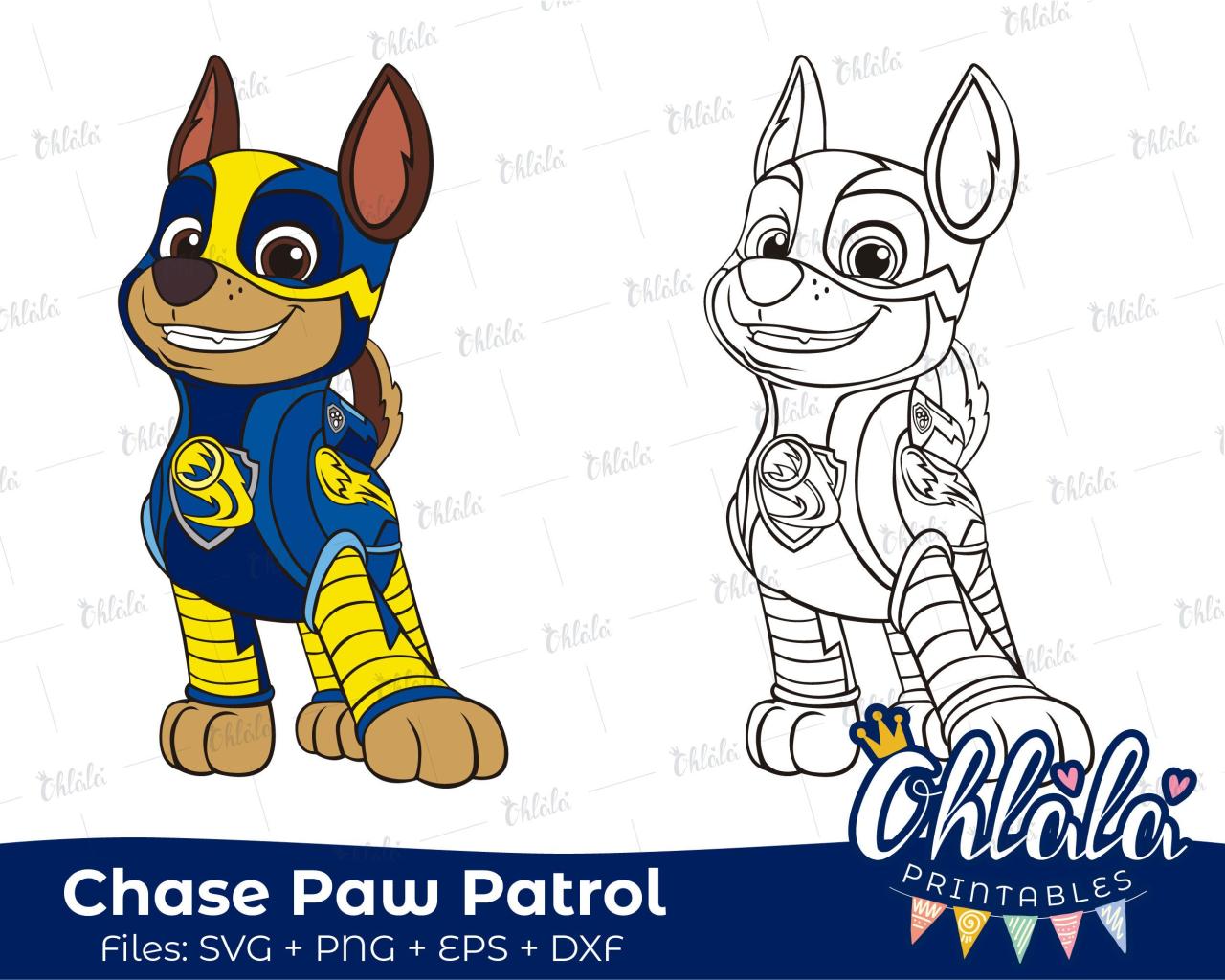 Super Chase Paw Patrol Coloring Pages