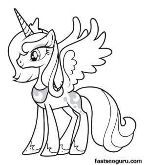 Cadence My Little Pony Coloring Pages Princess Celestia And Luna