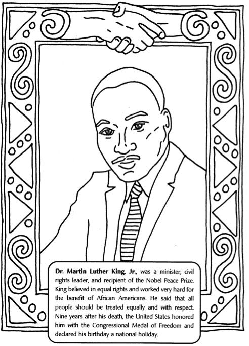Printable Black History Coloring Pages